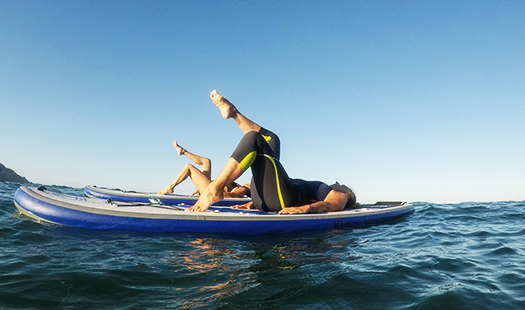 SUP Pilates with Paddle Surf Spain